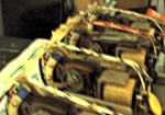 Another view of the smaller stepper relays.