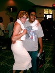 Edwin and the towel guy. In Kristal's words, "PWNED!"