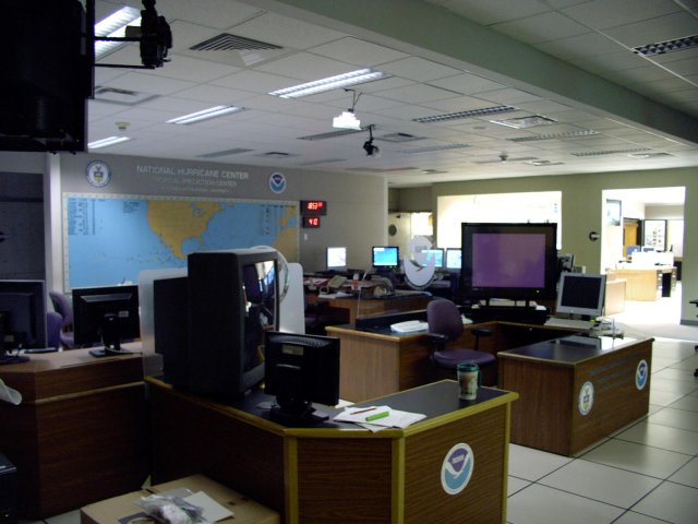 No hurricane here, just a lot of shiny toys.... many of them running Linux. 