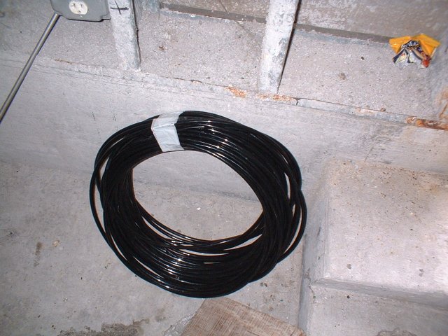 Phillystran nonmetallic wire - this is going to be used to replace the guy lines that run near the antenna elements, to avoid electromagnetic quagmires.