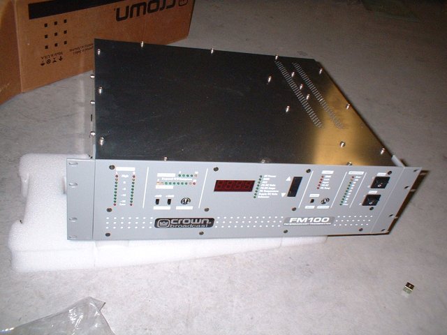 One of the Crown transmitters. We've got two, one as a backup (FMA30) and one primary (FMA100).