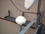A LoJack antenna outside. We are truly in the FUTURE!