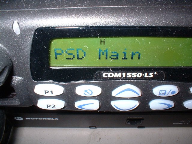 The radio for the public safety repeater.