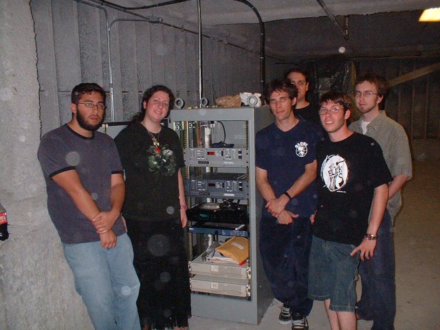 The WRGP crew shows off their new toy...