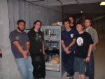 The WRGP crew shows off their new toy...