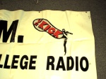 Long, long ago, WDGR, the MDCC Kendall radio station, was on 1610 AM, and known as "The Kick", WKCR. This is part of an artifact I found from this era... same stupid "Miami's Real College Radio" thing as well. What, like WVUM and WRGP are fake?