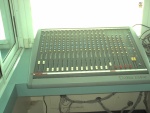 The stadium's audio board!! Damn! Left the CD player, cables, and They Might Be Giants CD at home... *slaps self repeatedly*
