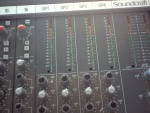 VU meters. Imagine those all lit up, and a great voice booming throughout the stadium, singing "Please pass the milk, please!"...