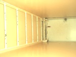 From the press room, this ladder and hatch led up to the roof! I didn't go up there, though...