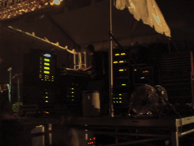 Sound area of stage -- LED pr0n, d00d